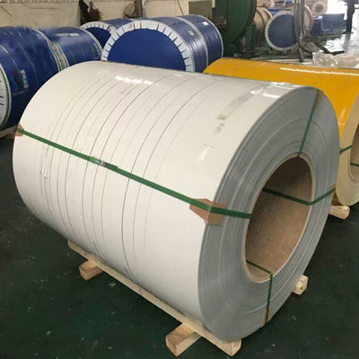 Alumínio revestido de cor espessura da bobina Alumínio utilizado para material de construção de telhados e paredes