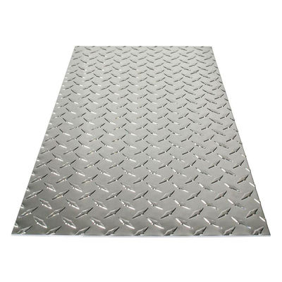 Reboque de metal 1050 1100 1070 Placa antiderrapante de alumínio para piso