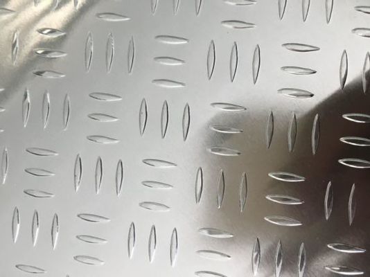 Antideslizante, isolante térmico, estuque anodizado, placa de alumínio de diamante em relevo para piso