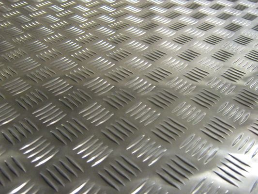 AA1100/AA1050/AA1060/A1070/AA3003/AA5052/AA5083 Big Five Bars Plaque de verificação em alumínio em relevo
