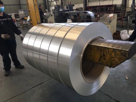 Faixa de bobina de alumínio acabado de moagem, Faixa de alumínio 0,5 mm - 4,0 mm de largura diferente