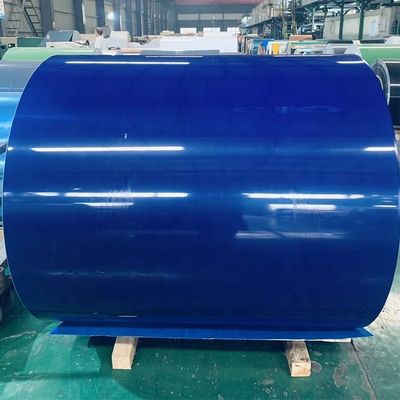 3mm revestido Solid Aluminium Coil 3mm/4mm espelho à prova de fogo PVDF Color Coated Aluminum Coil para revestimento de parede ACP