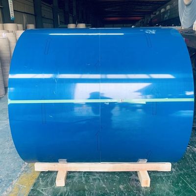 3mm revestido Solid Aluminium Coil 3mm/4mm espelho à prova de fogo PVDF Color Coated Aluminum Coil para revestimento de parede ACP