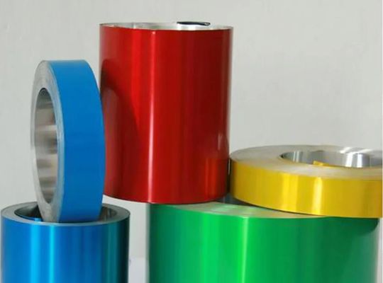1100/1030b/3102/8011 Folha de alumínio azul e dourado para construções de intercâmbio de calor/condicionadores de ar/frigoríficos/congeladores